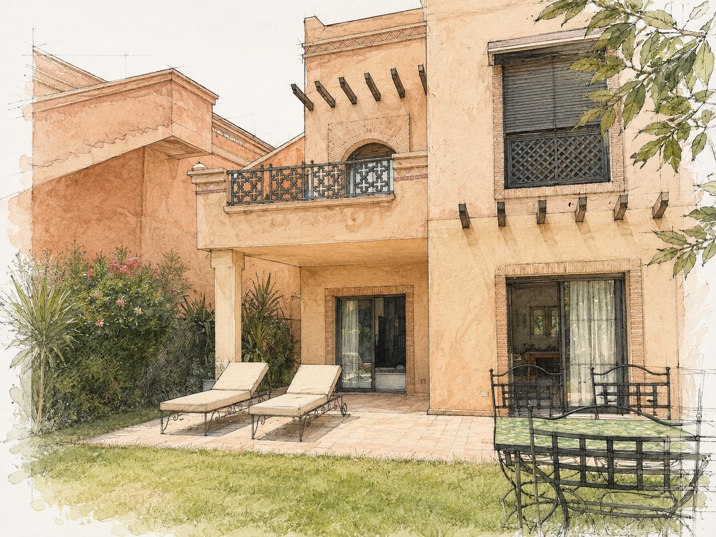 Appartement Atlas Golf, architecture d'intérieur par GABB à Marrakech